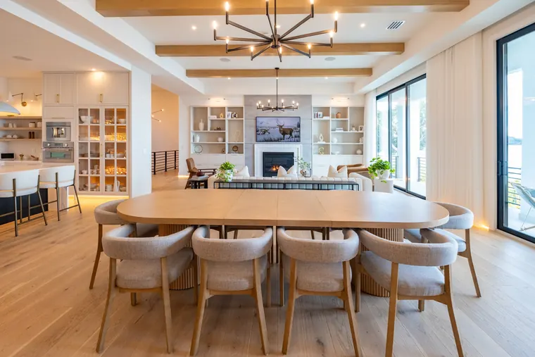 Kitchen island with seating